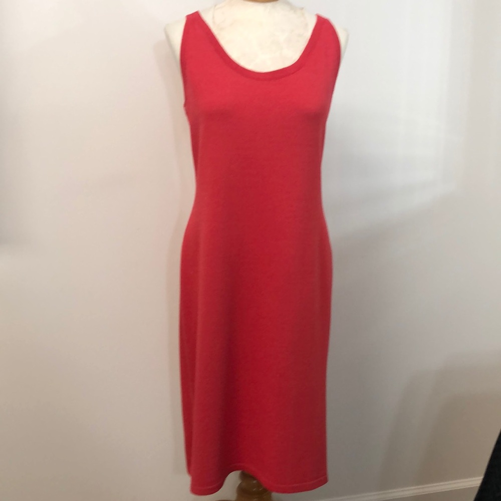 Coral knit sheath